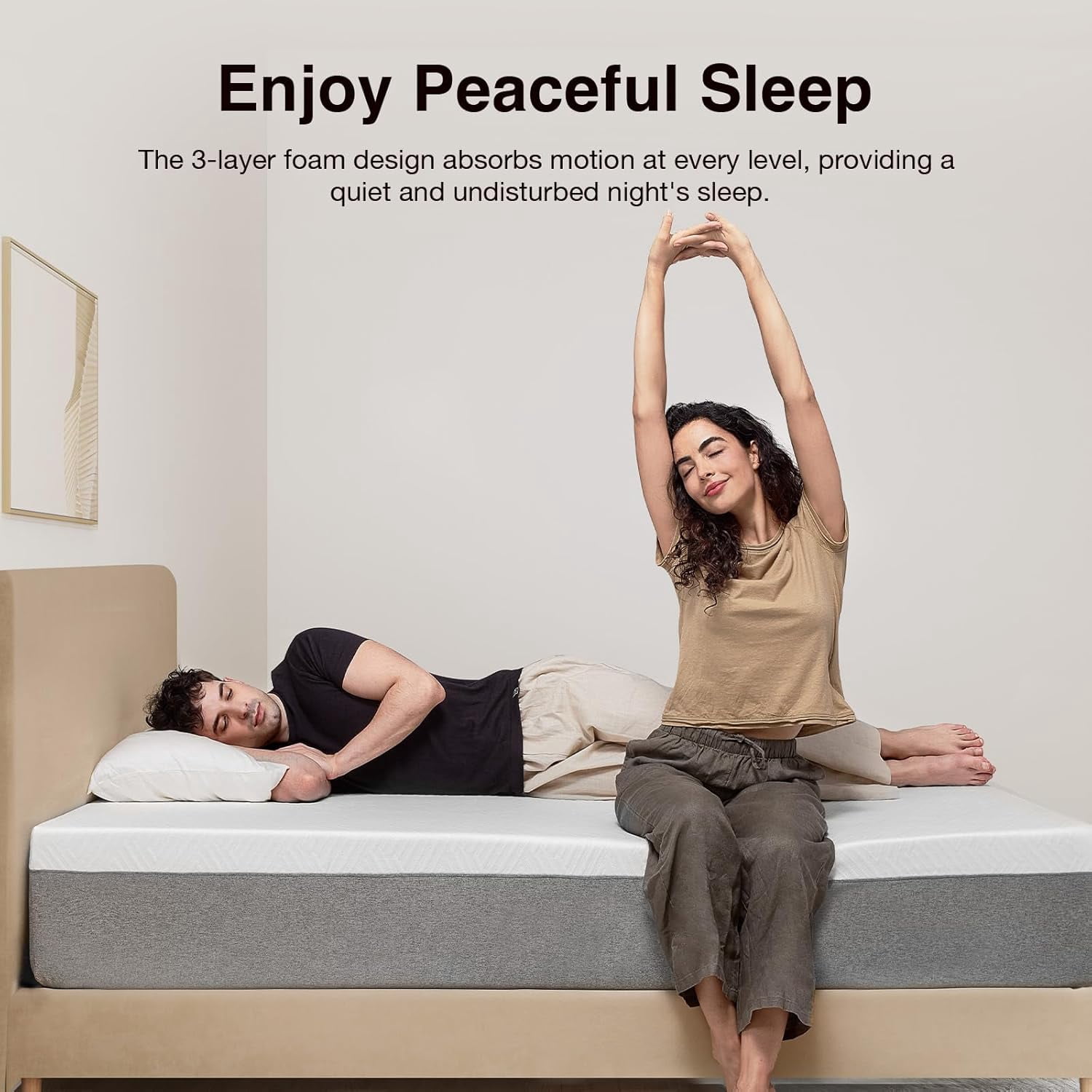 Novilla Bliss King Size Mattress, 12 Inch Gel Memory Foam King Mattress in a Box for Cool Night Sleep & Pressure Relief with Spine Alignment, Motion Isolation, CertiPUR-US Certified