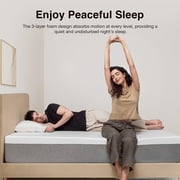 Novilla Bliss King Size Mattress, 10 Inch Gel Memory Foam King Mattress in a Box for Cool Night Sleep & Pressure Relief with Spine Alignment, Motion Isolation, CertiPUR-US Certified