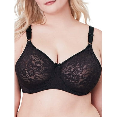 Bali Women's Lace 'N Smooth Allover Lace Underwire Bra, Style DF3432