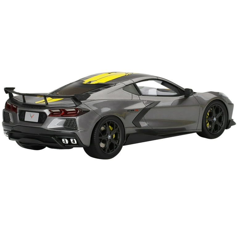 Chevrolet Corvette C8.R 1/18 Model Car, Hypersonic Gray
