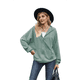 thumbnail image 3 of Sudadera con Capucha y Cremallera de Larga Verde Oscuro XL, 3 of 10