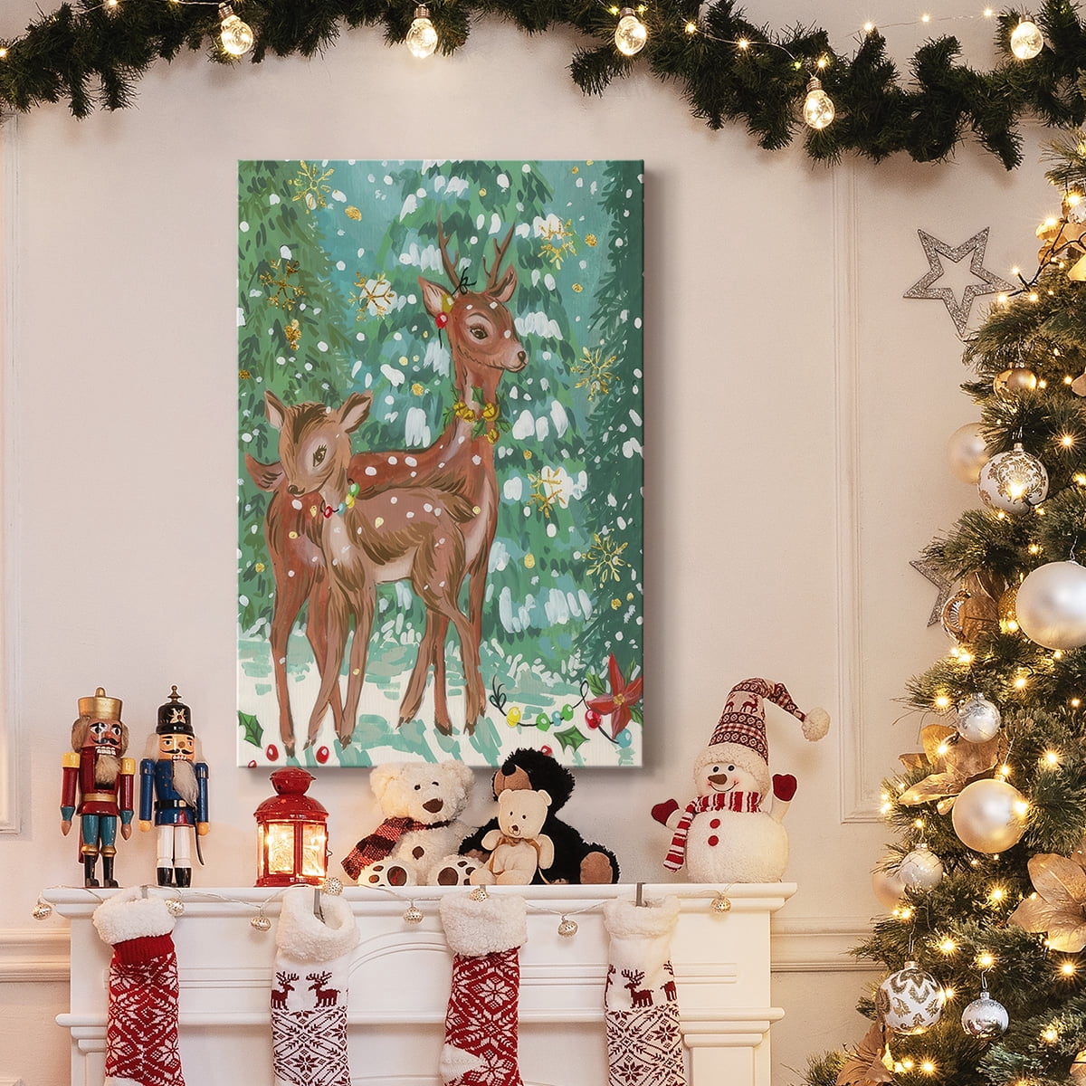 Doe and Fawn II- Gallery Wrapped Canvas