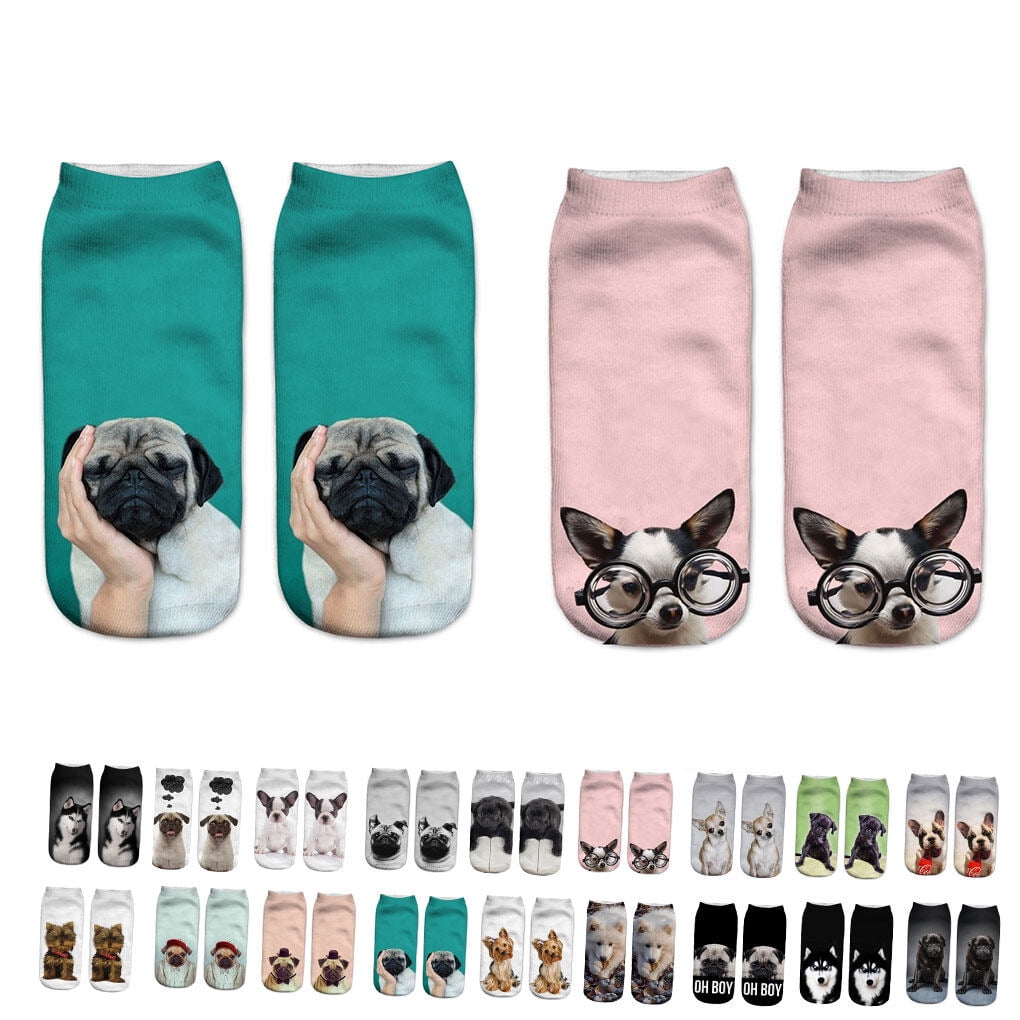 Dog printed socks deals