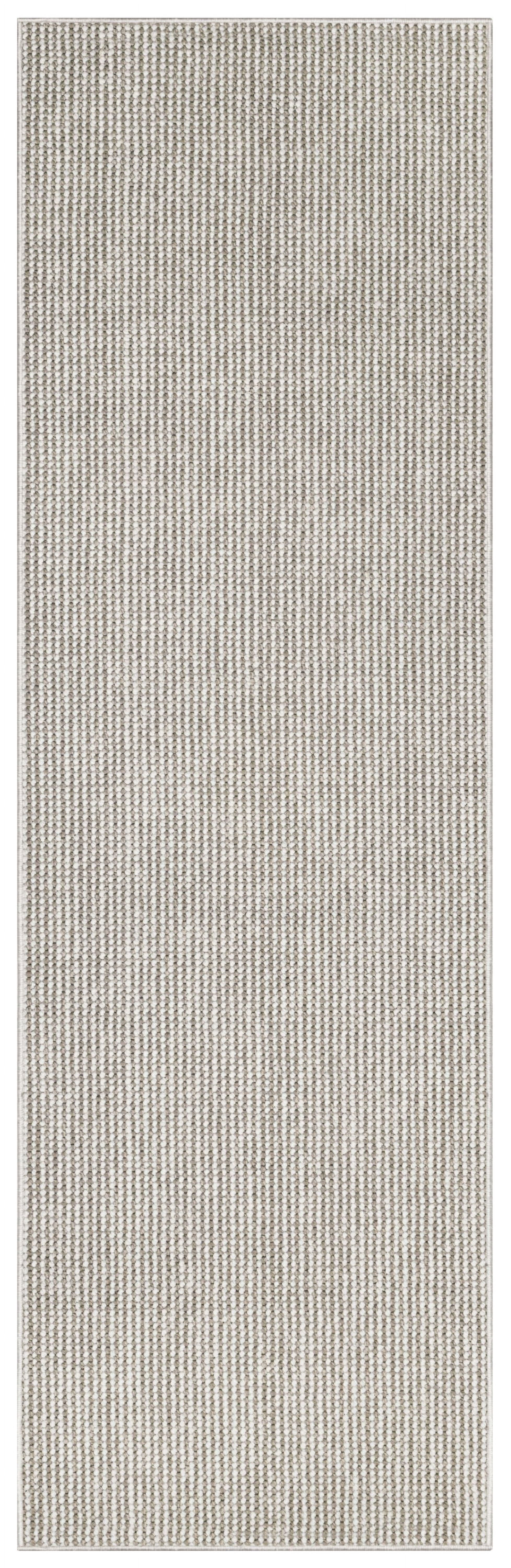 Nourison Natural Texture All-over design Ivory Mocha 2'3" x 7'6" Area Rug (2x8)