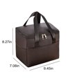 thumbnail image 3 of Dmlowu Lunch Bag 8x9" Insulated Lunch Box for Women Lightweight Cooler Lunch Box for Men Durability Lunch Tote Bag for Home Office School Supplies, 3 of 6