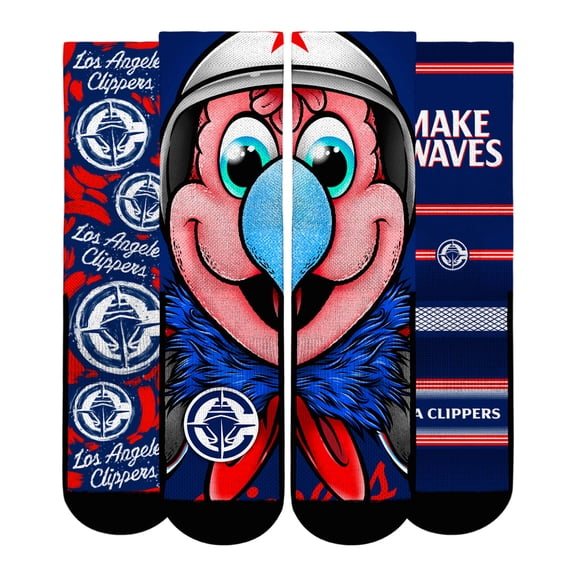 Unisex Rock Em Socks  LA Clippers Fan Favorites Three-Pack Crew Socks Set
