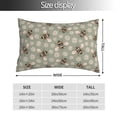thumbnail image 2 of Fotbe Bees And Chamomile Funda de Almohada Decorativa Estilo Occidental, Lujo en Algodón, Fundas para Almohadas King, Cojín Estampado para Decoración del Hogar-16"x24", 2 of 6