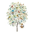 thumbnail image 5 of Tree Wall Decals Flowers Birds Wall Stickers Peel and Stick Removable Decal for Bedroom Living Room Wall Decor 31x23Inch, 5 of 8