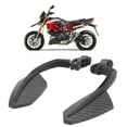 thumbnail image 4 of Motorcycle Rearview Mirrors, Clear Vision Abrasion  1 Pair Rotating Motorcycle Side Mirrors  for Scooters for Street Bikes, 4 of 8
