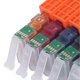 thumbnail image 3 of Multi Colors Cartridge with Ink Inkjet Cartridge Replacement Printer Accessories for PIXMA 5 Colors (BK BK C M Y), 3 of 5