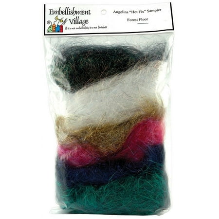 Angelina Straight Cut Fibers .1oz 6/Pkg-Forest Blend, Pk 1