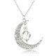 thumbnail image 1 of Jumpingount Collar brillante de luna de Halloween, colgante luminoso hueco, collar con colgante, regalos para carnaval, Día de San Valentín, cumpleaños Ropa, zapatos y accesorios Miscelánea Jumpingount AP005652-00, 1 of 6