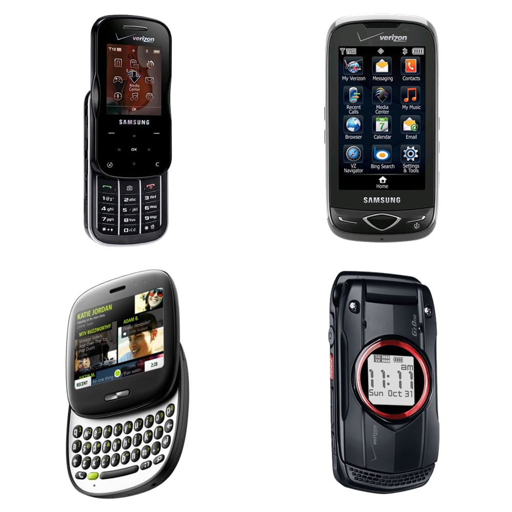 4 Pack Multi Color Toy Phone for Kids / Dummy Cell Phone for Kids