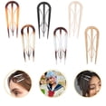 thumbnail image 1 of unbranded 6 Pasadores U Tipo Horquilla Para Peinar Chignons Estilo Vintage Multi Color, 1 of 8