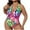 109 Pink, variant on Feimerou Plus Size One Piece Swimsuit for Women Deepv Neck Flower Bathing Suits High Waisted Tummy Control Slimming Bikini Swimwear