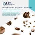 thumbnail image 3 of Life Extension Rainforest Blend Whole Bean Coffee Organic, Antioxidant Rich Coffee – Caffeinated – Vegetarian, Non-GMO, Gluten-free – 12 Ounces, 3 of 5