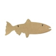 thumbnail image 3 of Mayrich Distressed Wood Fish Shaped 3 Hook Hanging Wall Rack 27.5 inch, 3 of 5