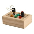 thumbnail image 1 of Interruptor De Luces Tablero Ocupado Montessori Juguetes Para Viaje Juguete Preescolar Juguete De Madera Sunnimix Tablero Ocupado, 1 of 7
