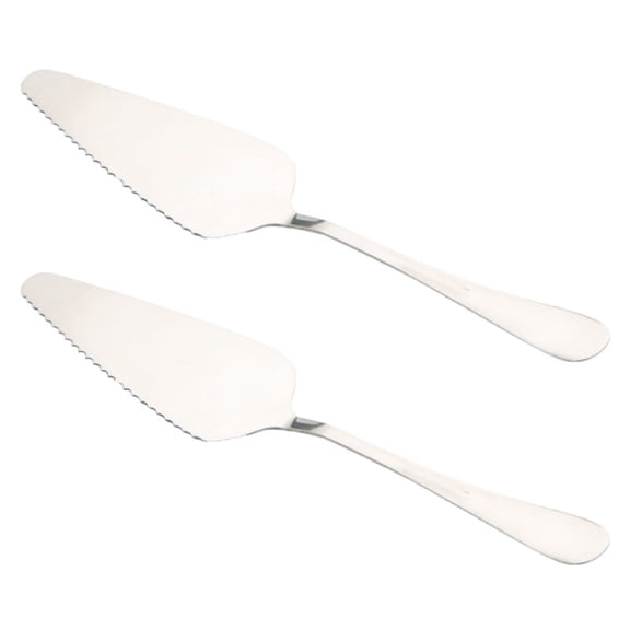 Xmarks 2Pcs Pie Server Stainless Steel Cake Pie Pastry Server Rustic Cake Server Professional Pie Spatula Pie Serving Utensil for Pizza Dessert Cheese Cutting
