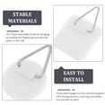 thumbnail image 3 of Mobutofu 30pcs Round Plastic Stick on Hooks Modern Secure Hanging for Mirror Hanging, 3 of 8