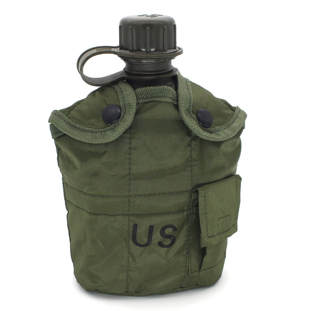 Camping Hiking Drink Water Canteen Canvas Backpack Christmas Ornament 