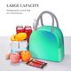 thumbnail image 5 of Disketp blue green colors Bolsa Térmica para Almuerzo, Lonchera con Abertura Amplia y Gran Capacidad, Organizador Reutilizable para Mujeres, Hombres y Adultos, 5 of 6