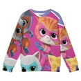 thumbnail image 3 of Super Kitties Kids' Sweater Cozy Thick Pullover Crewneck Jumper Long Sleeve Soft Warm Outfit 3XS, 3 of 7
