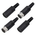 thumbnail image 1 of Conector DIN SHUKEFER de 4 pines, conector macho y conector hembra (2 pares), 1 of 7