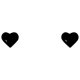 thumbnail image 1 of Pendientes de Corazón para Mujer Negro Rojo Verde Pendientes de Corazón Minimalista para Cumpleaños Navidad Regalo de Joyería, 1 of 4