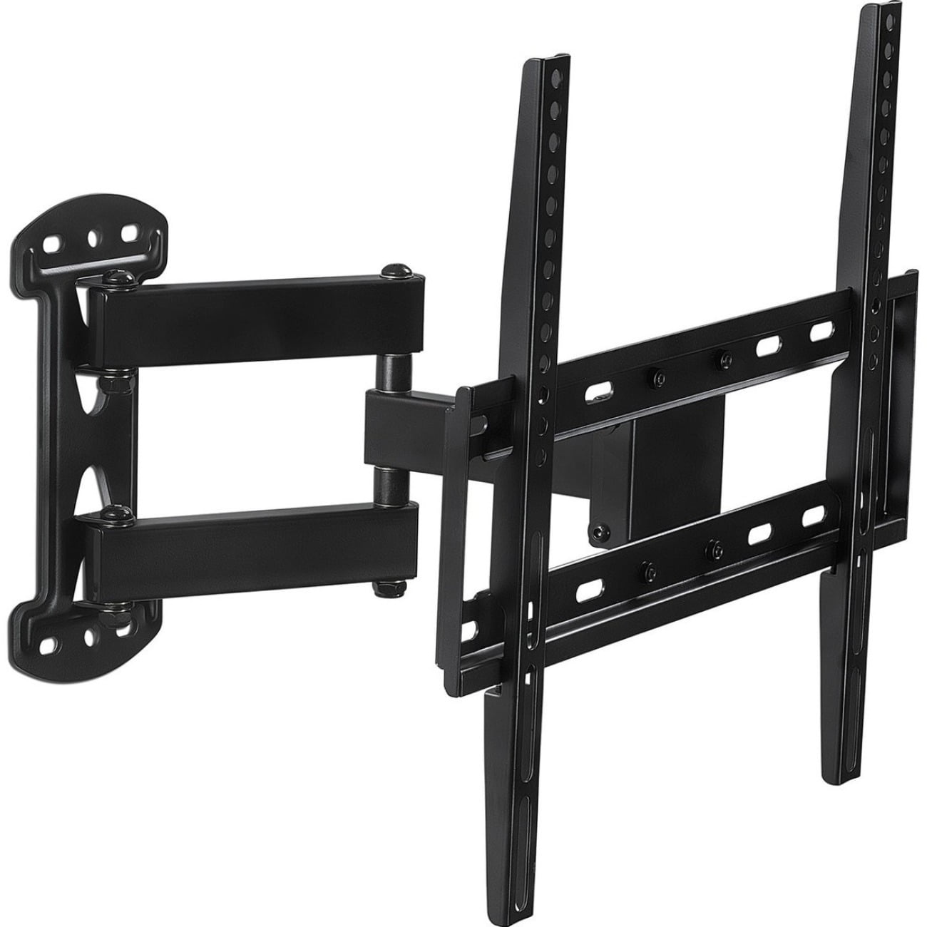 MountIt! Full Motion TV Wall Mount Corner Bracket, Swivel, Tilt Fits
