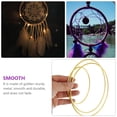 thumbnail image 3 of MasteelfCA 10 Pcs Cercles Attrape-Rêves Anneaux Métalliques Ronds Accessoires d'Ornement DIY, 3 of 6