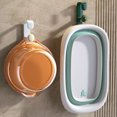 thumbnail image 4 of LCXmlly Non-marking Adhesive Washbasin Hook Washbasin Storage Hanger Bathroom Kitchen Wall Sticky Hook Punch Free Installation Wall Mounted Basin Rack, 4 of 8