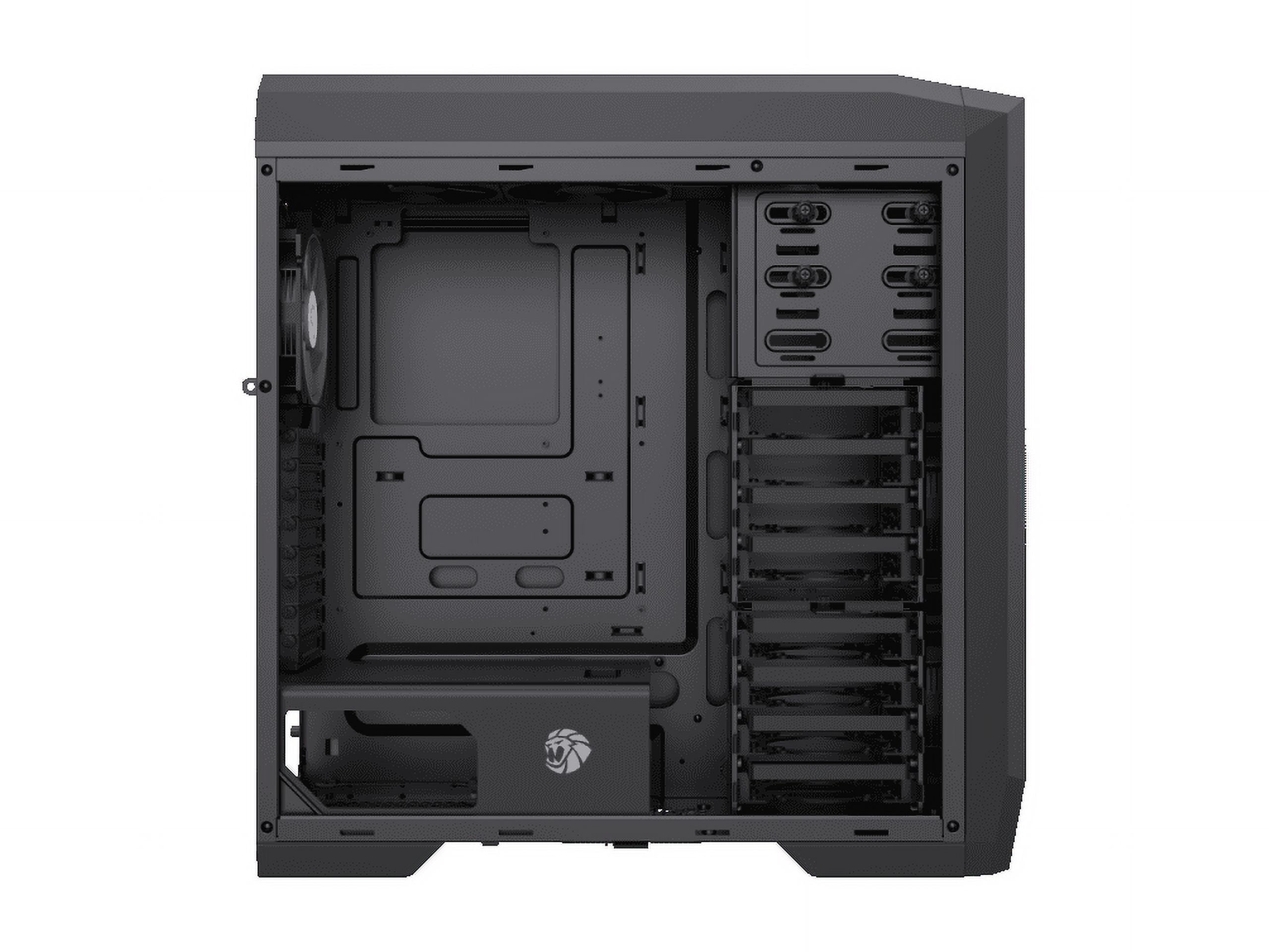 GAMEMAX Dragon knight 2 Black USB3.0/Type C ATX Gaming Full Tower Computer Case w/5 x ARGB Fans (Pre-Installed). Support 4090 GPU and 360mm AIO