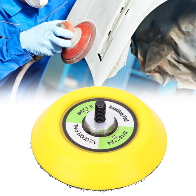 Almohadilla De Lijado Y Respaldo, Almohadilla De Lijado Disco De Pulido Para Lijadora Buena Tasa De Eliminación Moldeo Integral Con Material ABS Para Pulir Bordes Y Superficies