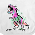 thumbnail image 4 of Inktastic Graffiti Paint Splatter T-Rex Boys or Girls Baby Bib, 4 of 4