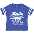thumbnail image 3 of Inktastic Florida is My Happy Place with Palm Trees Boys or Girls Toddler T-Shirt, 3 of 5