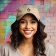 thumbnail image 3 of Dalix Froggy Unicorn Embroidered Cotton Dad Hat Baseball Cap Adjustable Mens Womens in Khaki, 3 of 5