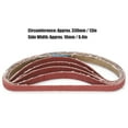 thumbnail image 3 of 20Pcs 180 Grit Sandpaper Belt, Sanding Abrasive Strip Replacement Tool for Sander, 330x10mm, for Metal Grinding and Polishing, 3 of 9