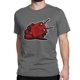 thumbnail image 5 of Camisetas Domo Kun Rawr para hombre y mujer, divertidas camisetas de algodón con dibujos animados, cuello redondo, manga corta, ropa de talla grande, 5 of 7