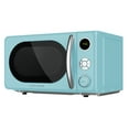 thumbnail image 3 of Galanz 0.7 Cu ft Retro Countertop Microwave Oven, 700 Watts, Blue, New, 3 of 15