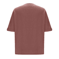 thumbnail image 5 of womens tops short sleeve summer Elbow Length Sleeve Coop Neck T-Shirts Casual Loose Comfy Lightweight Trendy Basic Shirts with Pocket, 5 of 7