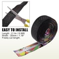 thumbnail image 4 of Unique Bargains 1 Pair Bike Handlebar Tape Non-Slip Cycling Handle Wraps with End Plugs for Road Bike PU Assorted Color, 4 of 6