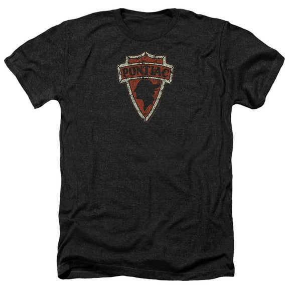 Pontiac - Early Pontiac Arrowhead - Heather Short Sleeve Shirt - XX-Large