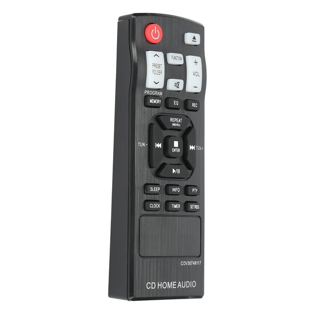 Télécommande Audio Portable, Télécommande Longue Distance Apparence Exquise Antidérapante pour CD Audio Maison