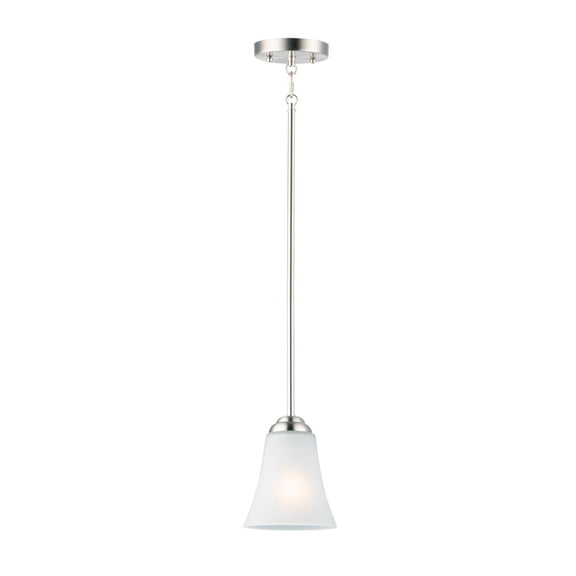 92081FTSN Maxim Lighting Vital-1 Light Mini Pendant-5.5 Inches wide by 8 inches high-Satin Nickel Finish