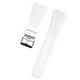 thumbnail image 1 of Correa De Reloj De Deportiva De Silicona De Repuesto De 22 Mm Blanco, 1 of 6