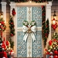 thumbnail image 5 of Merry Christmas Door Cover 35x71 Christmas Gift Box Present Hanging Banner Decoration Winter Holiday Bow Window Door Cover, 5 of 8