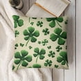 thumbnail image 3 of SHANXI St Patricks Day Pillow CoversHappy St Patricks Day Green Clovers Decor for White Throw Pillows Covers St Patricks Day Pillow Covers Decor Couch Living Room 20x20in, 3 of 5