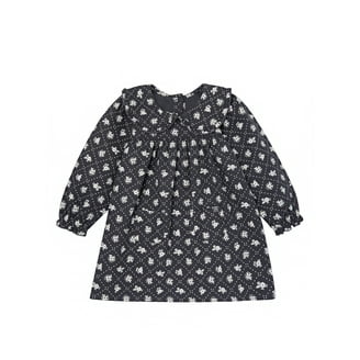Milly Minis Girls Pleated Fit and Flare Dress, White, Size 4/5 - Walmart.com