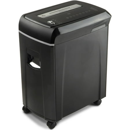 Aurora High-Security 10-Sheet Micro-Cut Paper, CD and Credit Card Shredder with Pullout Basket,